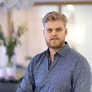 A portrait of Alexander Wassberg - UX Designer at Webbhuset